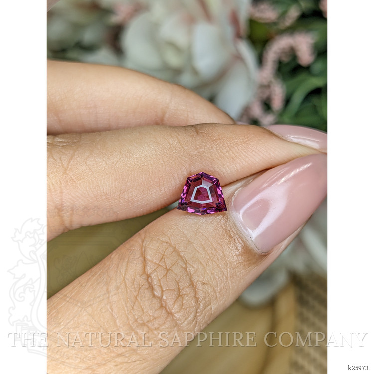 1.25 Ct. Reddish Pink Almandine Garnet from Ceylon (Sri Lanka)