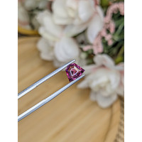 1.25 Ct. Reddish Pink Almandine Garnet from Ceylon (Sri Lanka) Life Style