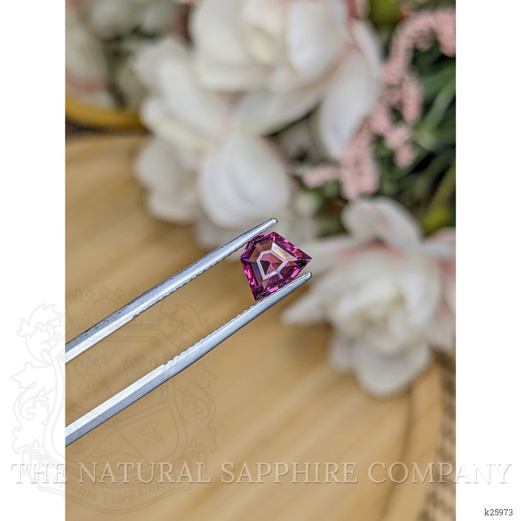 1.25 Ct. Reddish Pink Almandine Garnet from Ceylon (Sri Lanka)