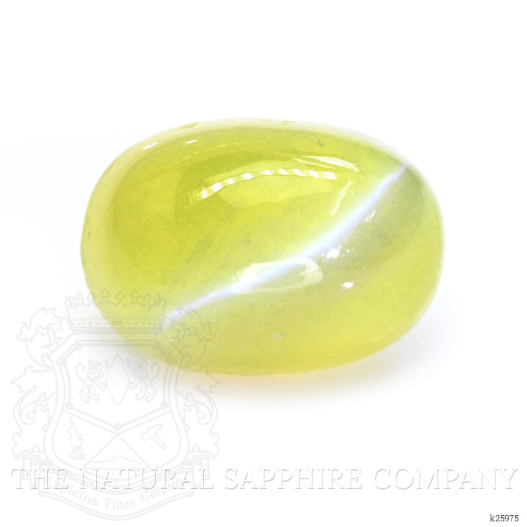 0.98 Ct. Yellow Cabochon Chrysoberyl from Ceylon (Sri Lanka)