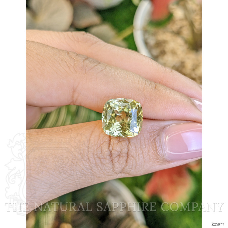 8.30 Ct. Greenish Yellow Chrysoberyl from Ceylon (Sri Lanka)