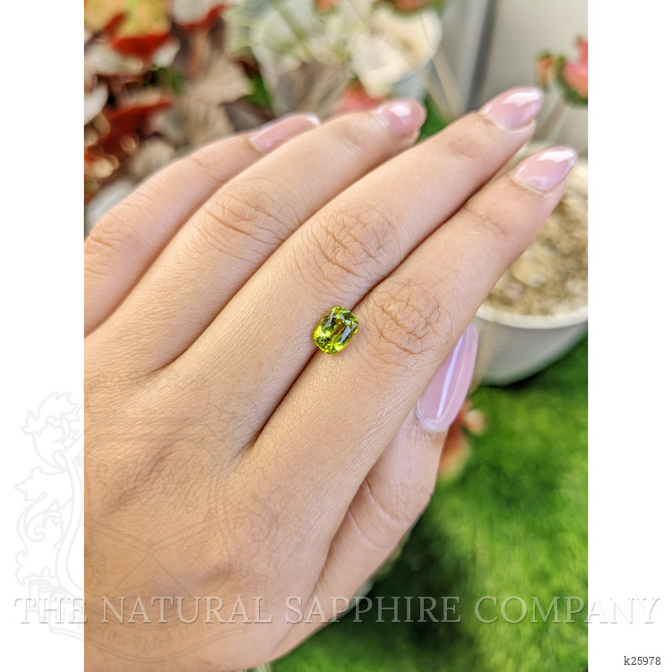 1.48 Ct. Yellowish Green Chrysoberyl from Ceylon (Sri Lanka)