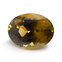 20.89 Ct. Golden Brown Sinhalite from Ceylon (Sri Lanka) Video