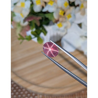 5.46 Ct. Pink Star Rose Quartz from Ceylon (Sri Lanka) Life Style