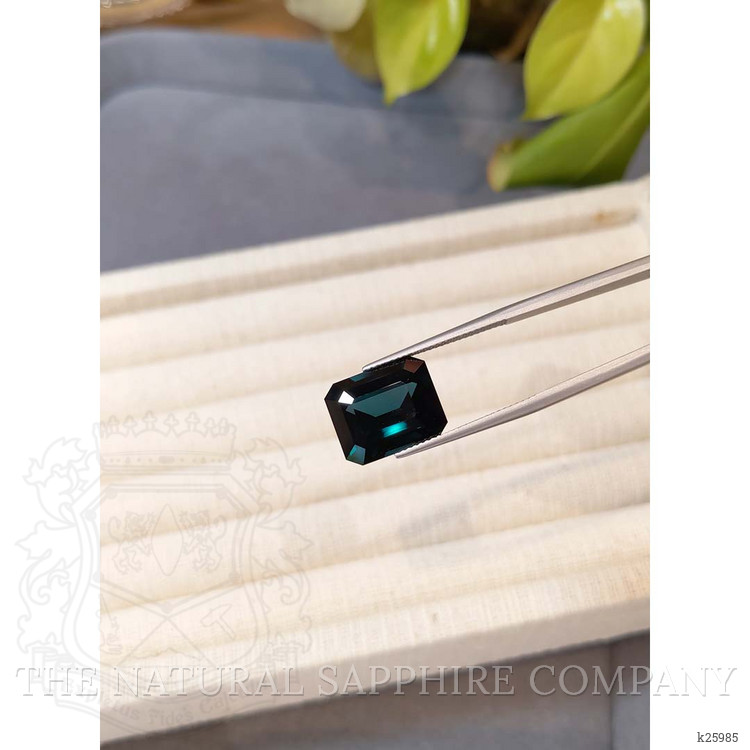 12.12 Ct. Greenish Blue Spinel from Burma (Myanmar)