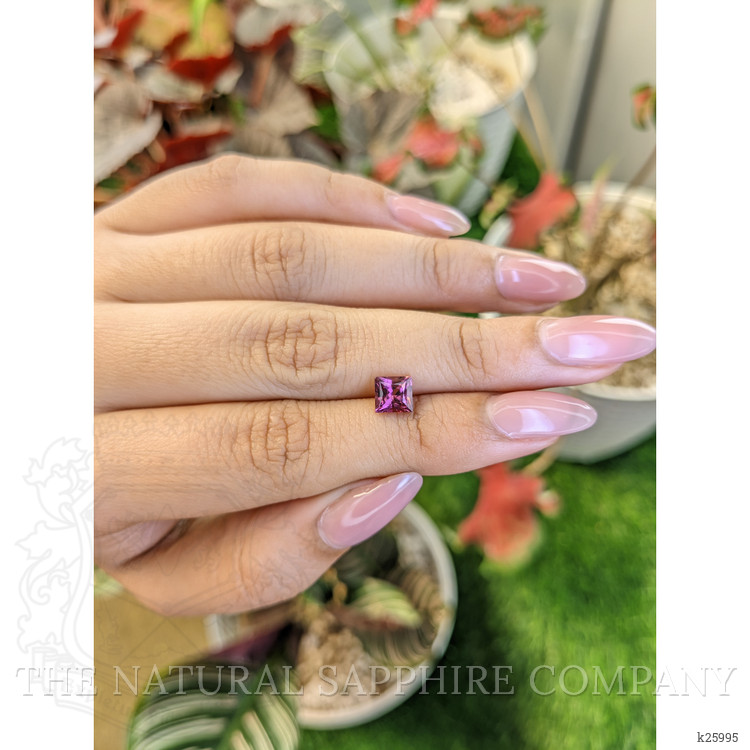 1.27 Ct. Pinkish Purple Rhodolite Garnet from Ceylon (Sri Lanka)