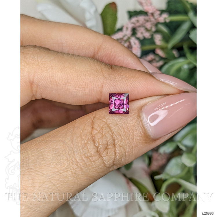 1.27 Ct. Pinkish Purple Rhodolite Garnet from Ceylon (Sri Lanka)