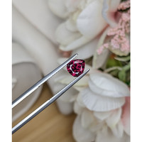 1.45 Ct. Purplish Red Rhodolite Garnet from Ceylon (Sri Lanka) Life Style