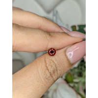 0.61 Ct. Red Rhodolite Garnet from Ceylon (Sri Lanka) Life Style