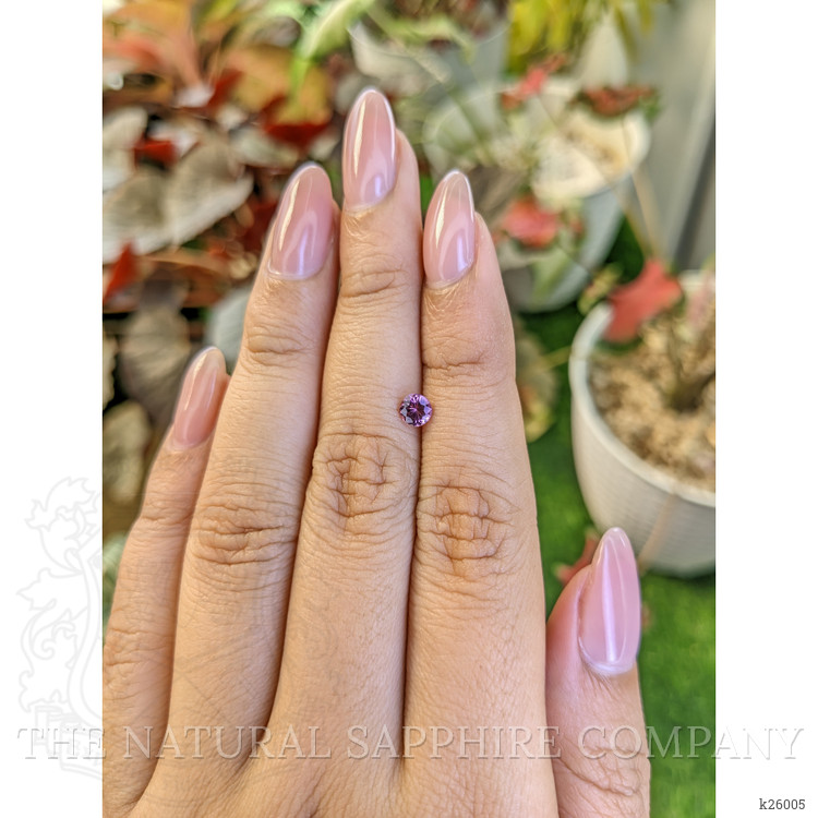 0.40 Ct. Pinkish Purple Rhodolite Garnet from Ceylon (Sri Lanka)