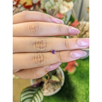 0.40 Ct. Pinkish Purple Rhodolite Garnet from Ceylon (Sri Lanka) Life Style