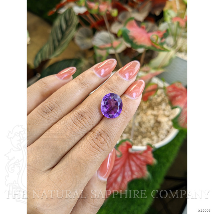 8.46 Ct. Purple Amethyst from Ceylon (Sri Lanka)