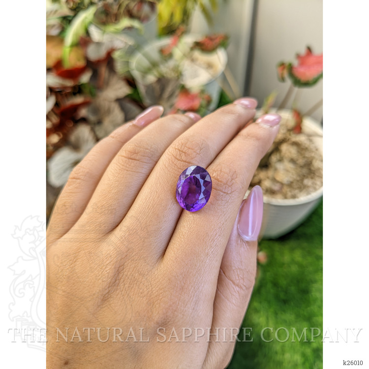 8.78 Ct. Purple Amethyst from Ceylon (Sri Lanka)