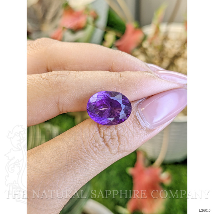 8.78 Ct. Purple Amethyst from Ceylon (Sri Lanka)