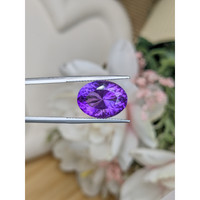 8.47 Ct. Purple Amethyst from Ceylon (Sri Lanka) Life Style