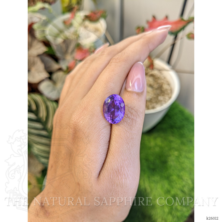 9.37 Ct. Purple Amethyst from Ceylon (Sri Lanka)