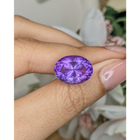 9.37 Ct. Purple Amethyst from Ceylon (Sri Lanka) Life Style