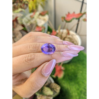 9.37 Ct. Purple Amethyst from Ceylon (Sri Lanka) Life Style