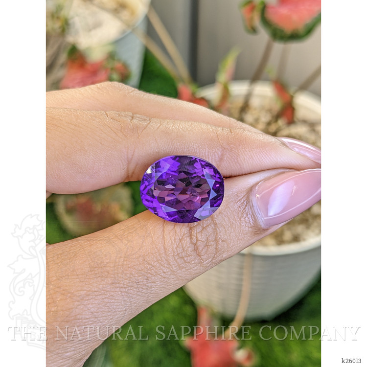 13.20 Ct. Purple Amethyst from Ceylon (Sri Lanka)