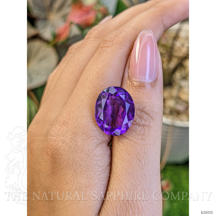 13.20 Ct. Purple Amethyst from Ceylon (Sri Lanka)