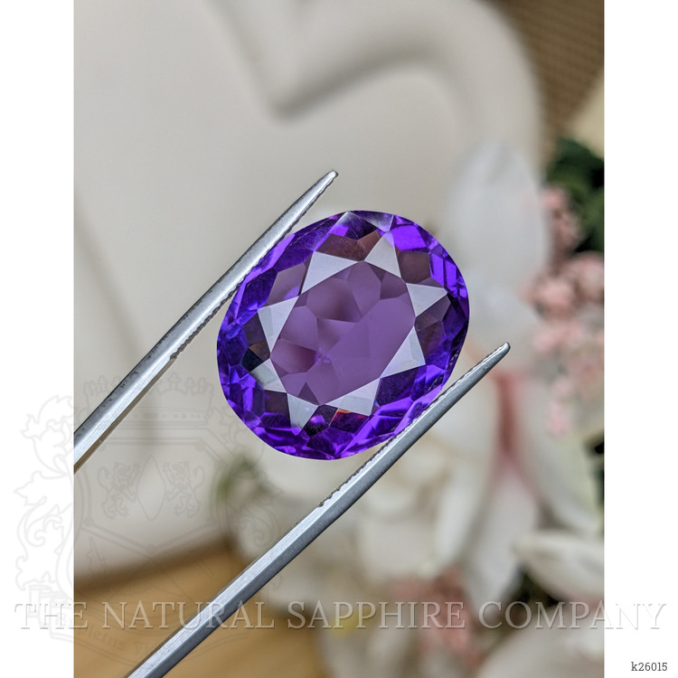 17.65 Ct. Purple Amethyst from Ceylon (Sri Lanka)
