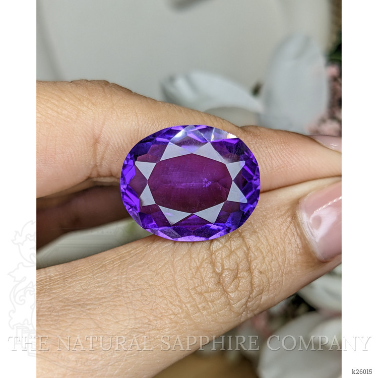 17.65 Ct. Purple Amethyst from Ceylon (Sri Lanka)
