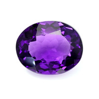 14.37 Ct. Purple Amethyst from Ceylon (Sri Lanka) Video