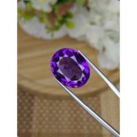 14.37 Ct. Purple Amethyst from Ceylon (Sri Lanka) Life Style