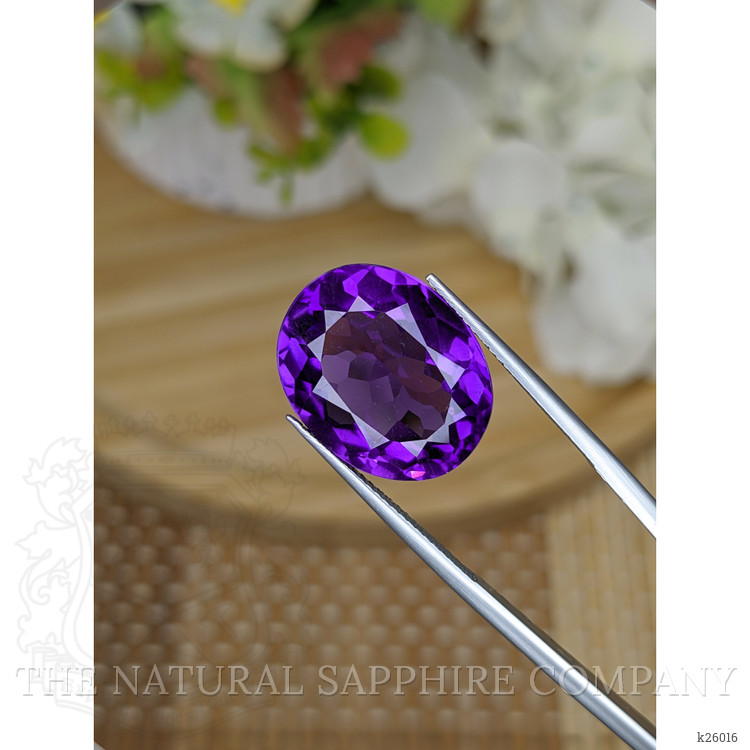 14.37 Ct. Purple Amethyst from Ceylon (Sri Lanka)
