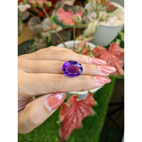 14.37 Ct. Purple Amethyst from Ceylon (Sri Lanka) Life Style