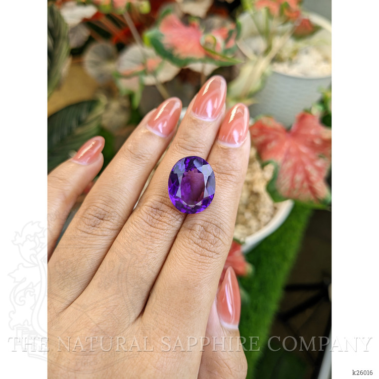 14.37 Ct. Purple Amethyst from Ceylon (Sri Lanka)