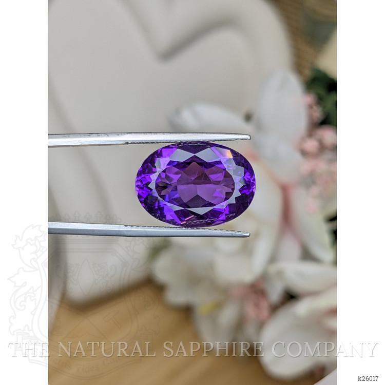 11.40 Ct. Purple Amethyst from Ceylon (Sri Lanka)