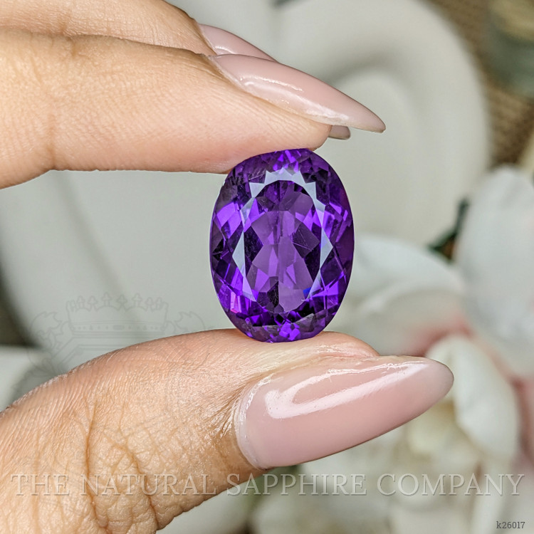 11.40 Ct. Purple Amethyst from Ceylon (Sri Lanka)