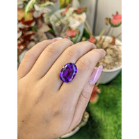11.40 Ct. Purple Amethyst from Ceylon (Sri Lanka) Life Style