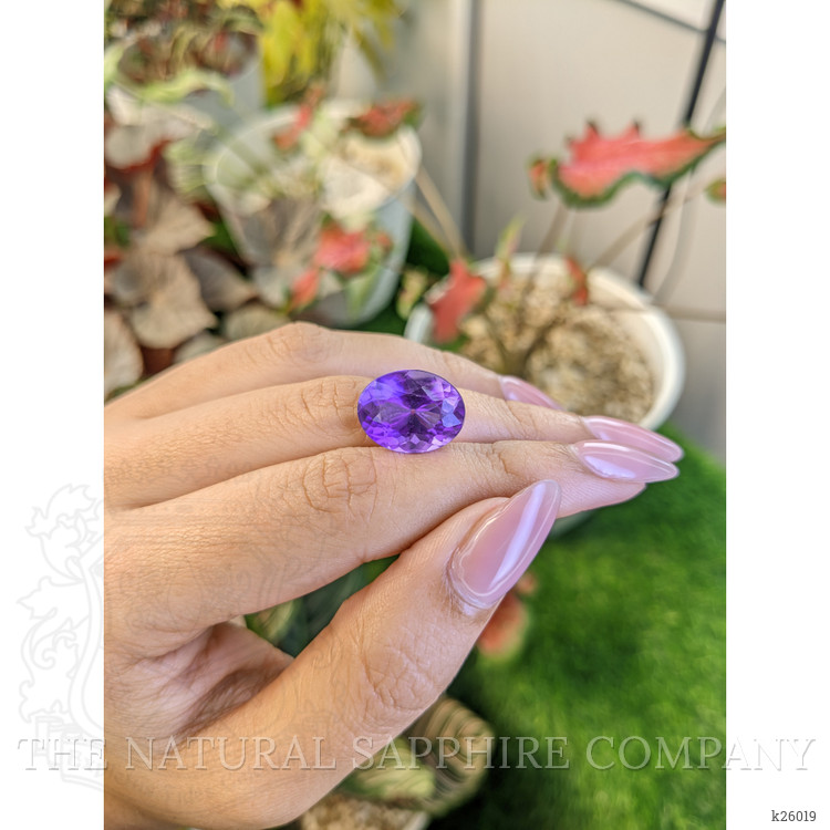 9.30 Ct. Purple Amethyst from Ceylon (Sri Lanka)