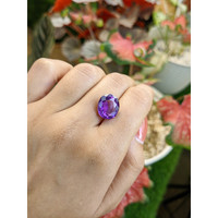 6.28 Ct. Purple Amethyst from Ceylon (Sri Lanka) Life Style