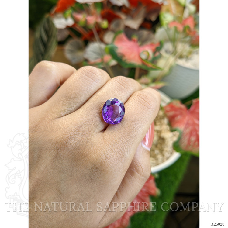 6.28 Ct. Purple Amethyst from Ceylon (Sri Lanka)