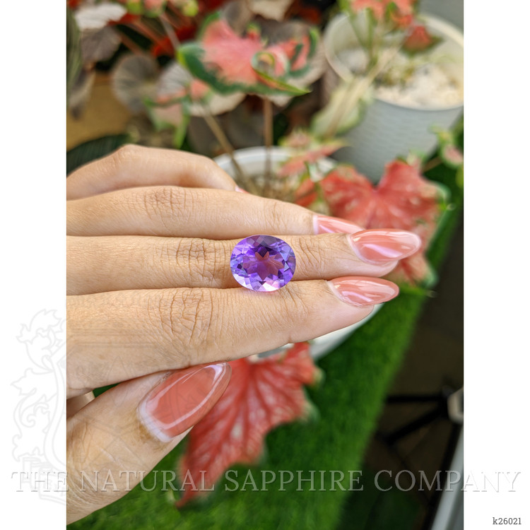 7.78 Ct. Purple Amethyst from Ceylon (Sri Lanka)