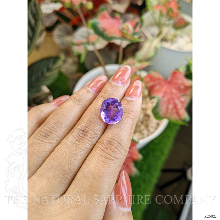 7.78 Ct. Purple Amethyst from Ceylon (Sri Lanka)