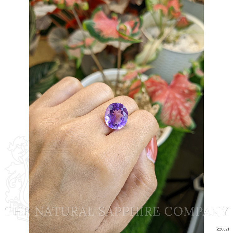7.78 Ct. Purple Amethyst from Ceylon (Sri Lanka)