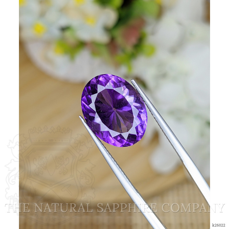 9.38 Ct. Purple Amethyst from Ceylon (Sri Lanka)