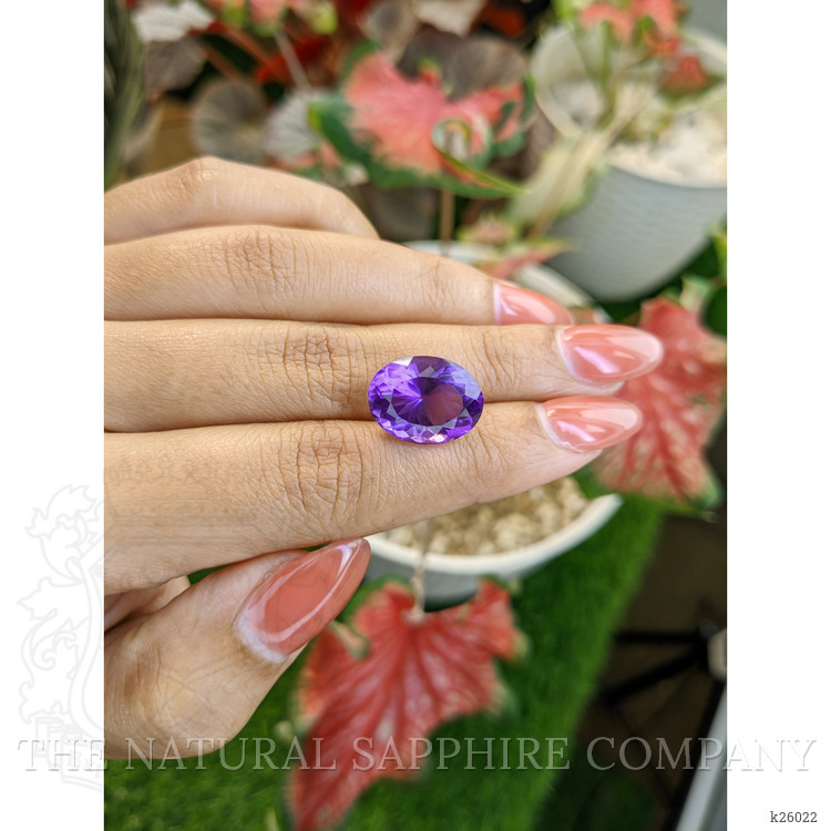 9.38 Ct. Purple Amethyst from Ceylon (Sri Lanka)