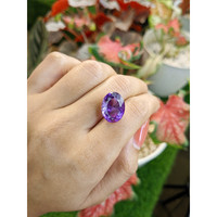 9.38 Ct. Purple Amethyst from Ceylon (Sri Lanka) Life Style