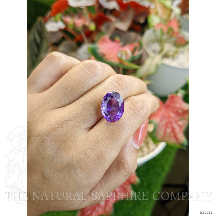 9.38 Ct. Purple Amethyst from Ceylon (Sri Lanka)
