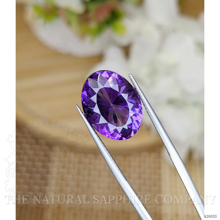10.42 Ct. Purple Amethyst from Ceylon (Sri Lanka)