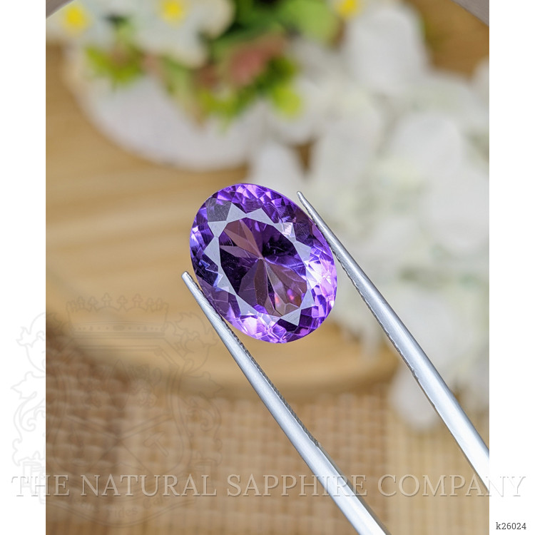 8.93 Ct. Purple Amethyst from Ceylon (Sri Lanka)