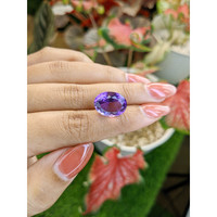 8.93 Ct. Purple Amethyst from Ceylon (Sri Lanka) Life Style