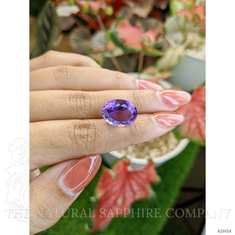 8.93 Ct. Purple Amethyst from Ceylon (Sri Lanka)