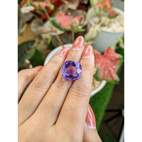 16.05 Ct. Purple Amethyst from Ceylon (Sri Lanka) Life Style