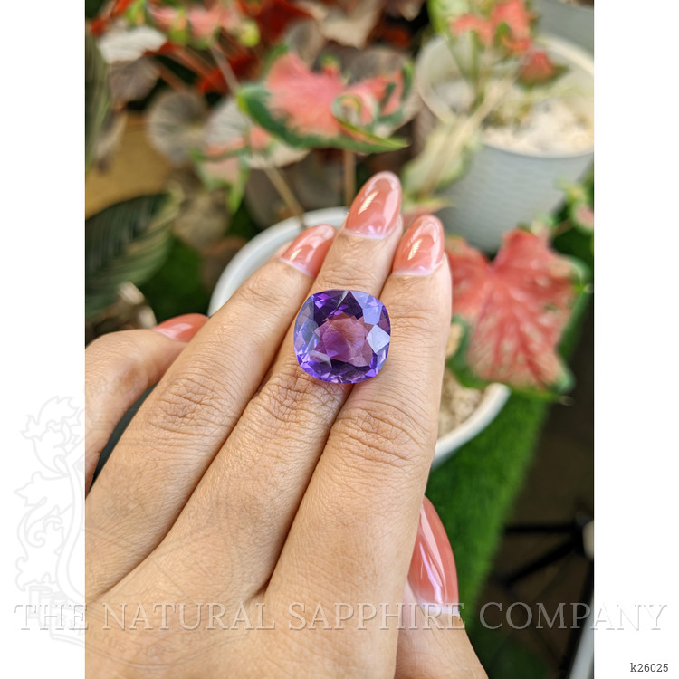 16.05 Ct. Purple Amethyst from Ceylon (Sri Lanka)